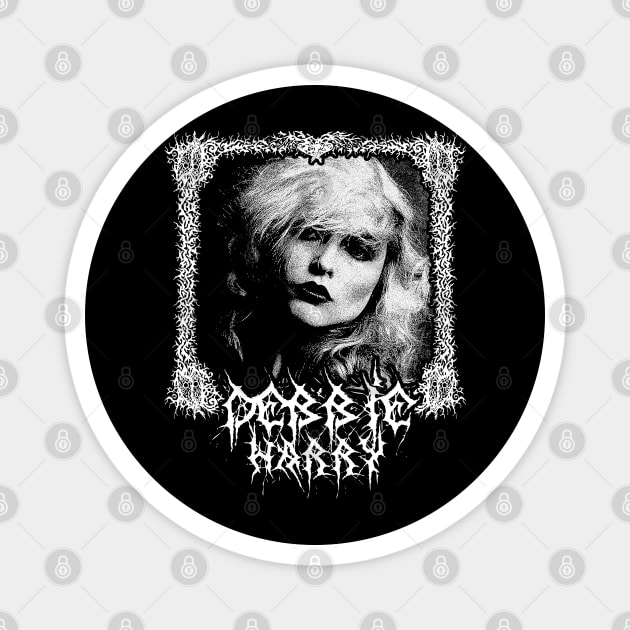 Debbie Harry Blondie Metal Style Magnet by theloudandnoisy